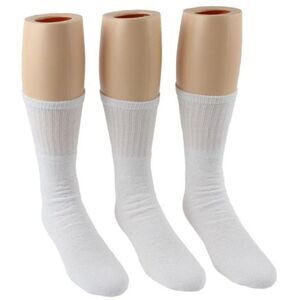 Men's White tube socks 96pairs